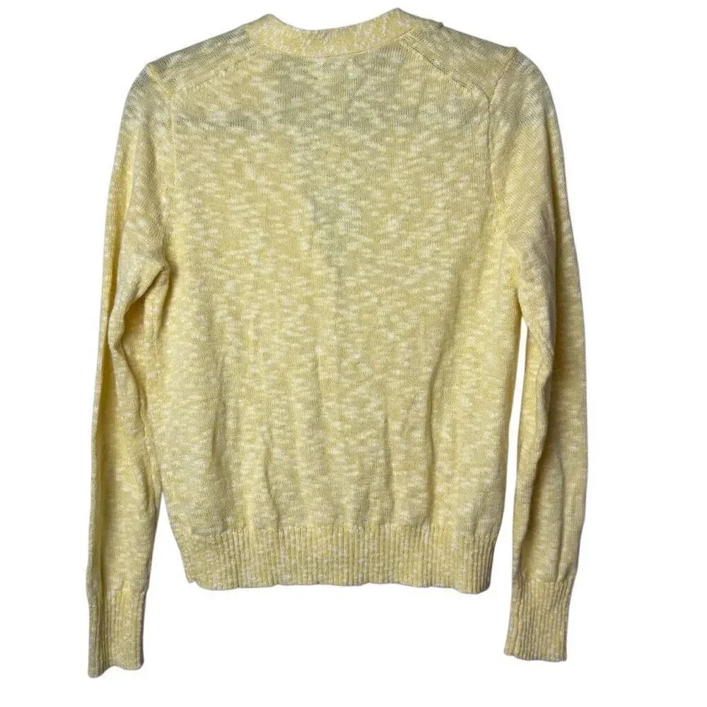 NWT J.Crew yellow cardigan size small